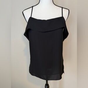 NWT Theory Black Off Shoulder Camisole Top